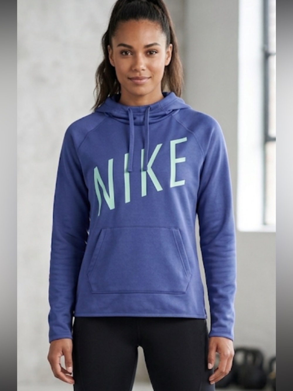Nike Women's Purple Hoodie Sweater